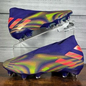 NEW Adidas Nemeziz + SG Soccer Cleat Boots Energy Ink Signal Pink EH0556 Sz 6.5